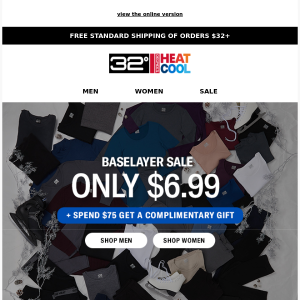 The Annual Baselayer Event | $6.99 Baselayers Starts Now