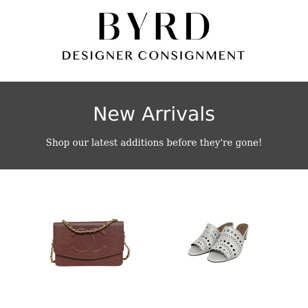 New Arrivals from Chanel, Gucci & Louis Vuitton and More! The
