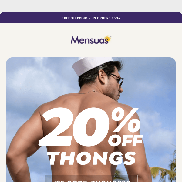Exclusive 48-Hour Thong Sale: Get 20% Off