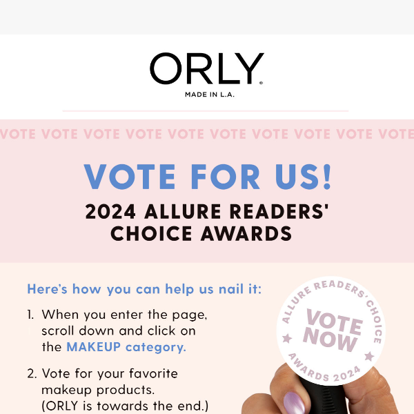 Our Breathable Formula Needs Your Vote! 💅