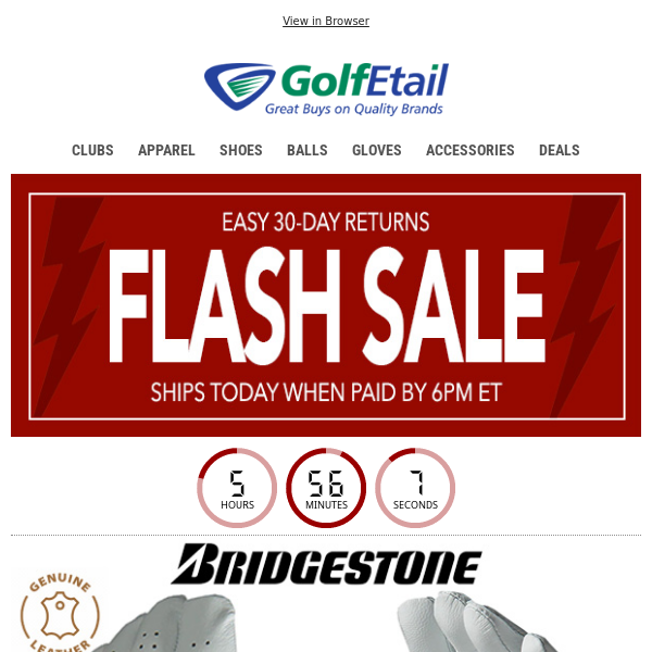 ‼️Bridgestone Tour Leather Golf Gloves • only $13/glove ✔ Save Now