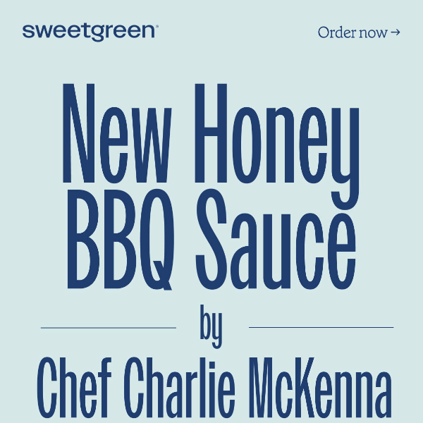 Our honey BBQ sauce