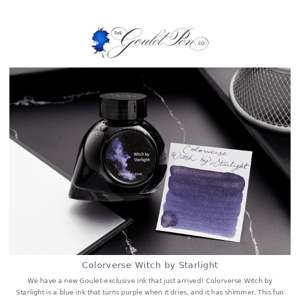 New Goulet-exclusive ink color!