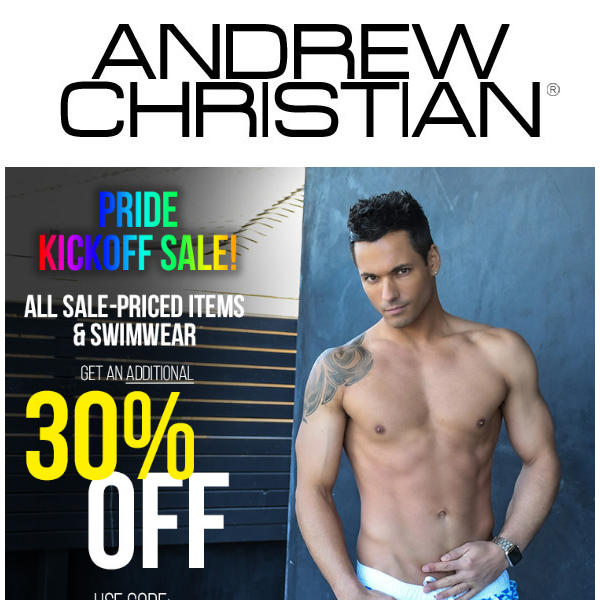 Show Your Pride 🏳️‍🌈 - Andrew Christian