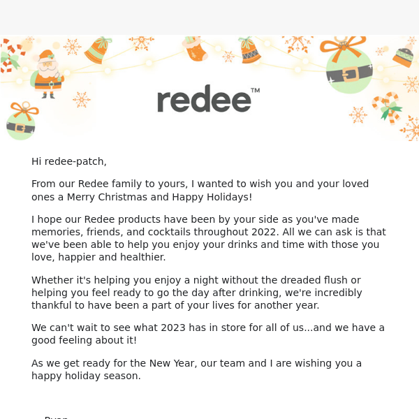 Happy Holidays from our founder!