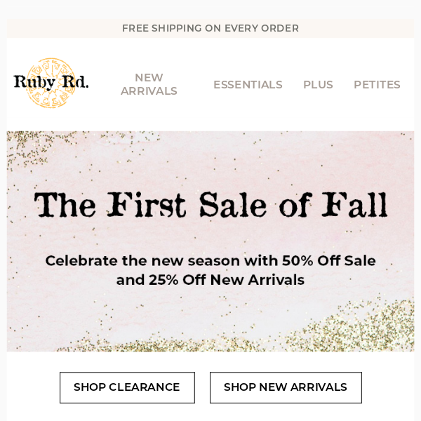 Seasonal Sale: Score Big on Summer and Fall Collections!