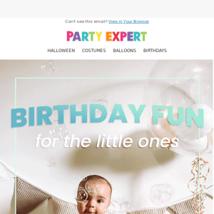 Looking for a birthday theme? 🎈