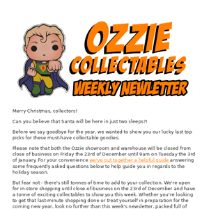 Merry Christmas, Ozzie Collectables AU - here's one last holiday treat 🎅