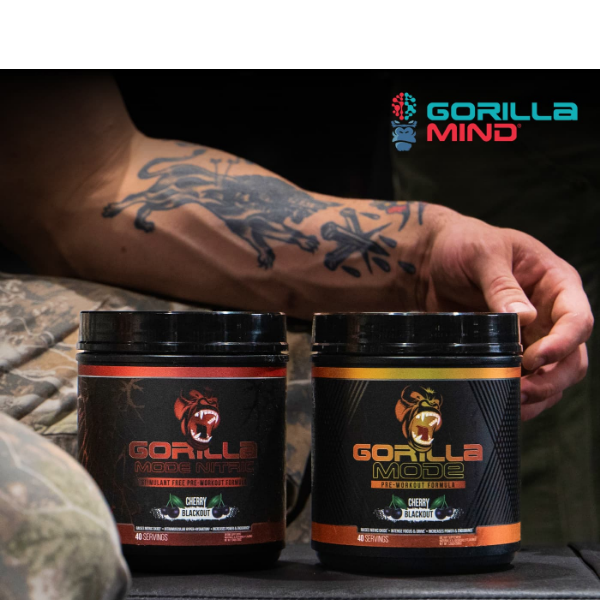 Gorilla Mode Pre Workout (Cherry Blackout)