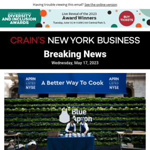 Meal-kit company Blue Apron sells fulfillment centers for $50M