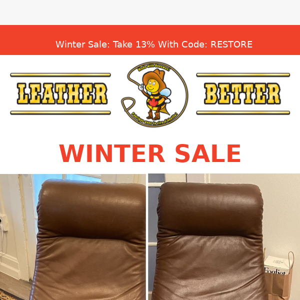 Leather Better Winter Sale: Take 13% Off Your Order