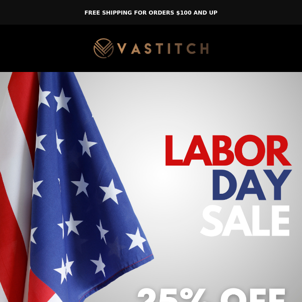25% OFF Sitewide—Labor Day Sale