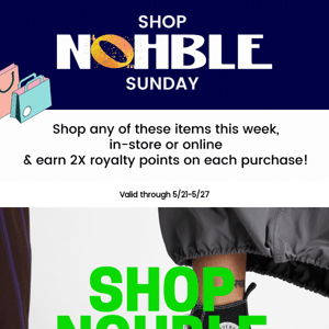 Shop Nohble Sunday:  2x Royalty On Select Converse🔥