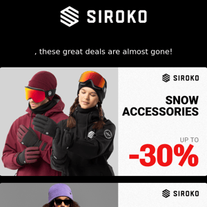 ❄ Get ready to face the cold. Up to 65% OFF.