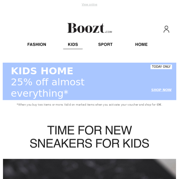 Find the right shoes for the kids!