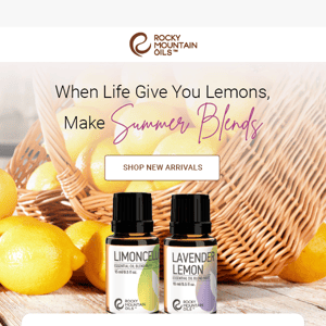 If you love lemons, you’ll love these blends!
