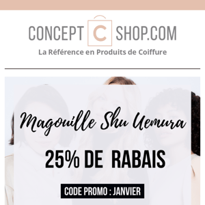 25% de rabais sur Shu Uemura! 🔥