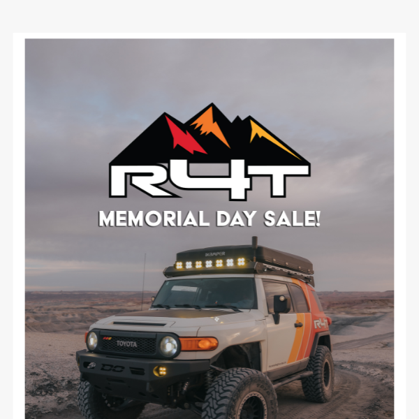 Memorial Day Savings: Up to 20% off