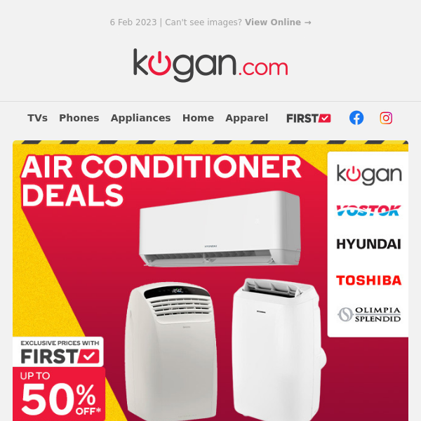 ❄️ Cool Down with up to 50% OFF Air Conditioners in Our Summer Clearance!*