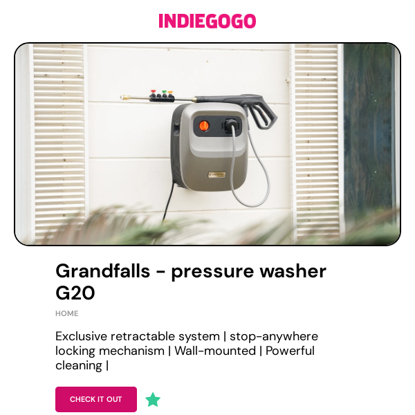 Keep your outdoor areas sparkling with this innovative pressure washer