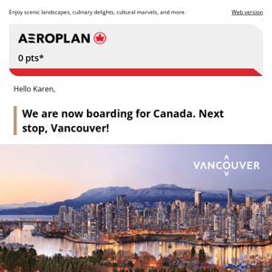 Discover Vancouver’s year-round charm and earn up to 10,000 points