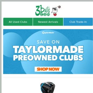 Great Deals on Used TaylorMade Clubs - Shop Now & Save