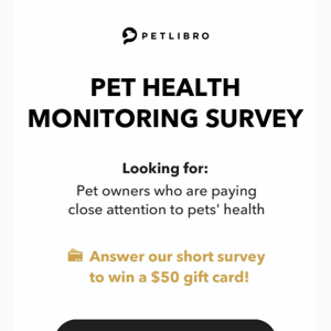 🙌Help us make pet care even better!