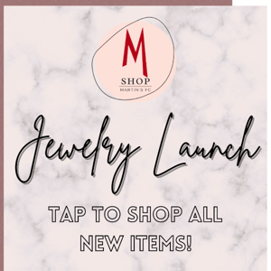 New Jewelry Launch! ❤️