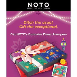 Begin Your Diwali Celebrations With NOTO