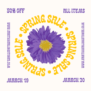 Earth Healing Stones, Spring Equinox Special Offer: Extra 15% Off 🌸