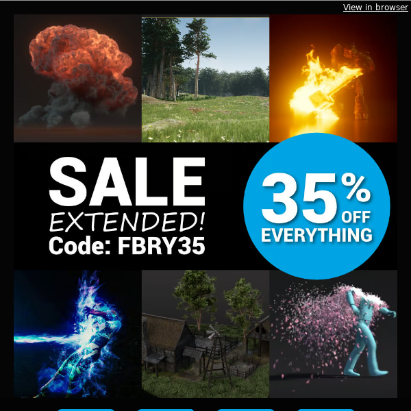 😱35% off sale extended for 1 final day!