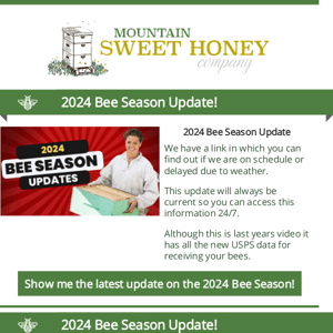 2024 Bee Season Update - Who will be our 100,000 sale and win up to $1,000!