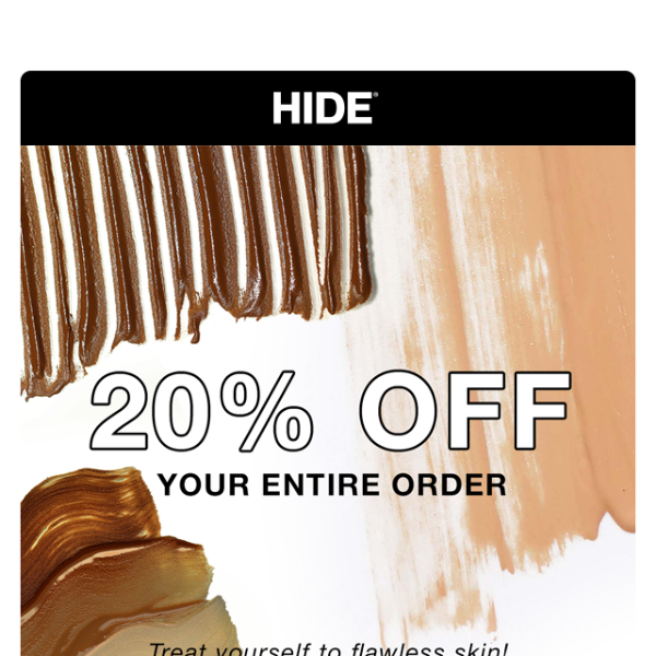Treat Yourself with 20% OFF!