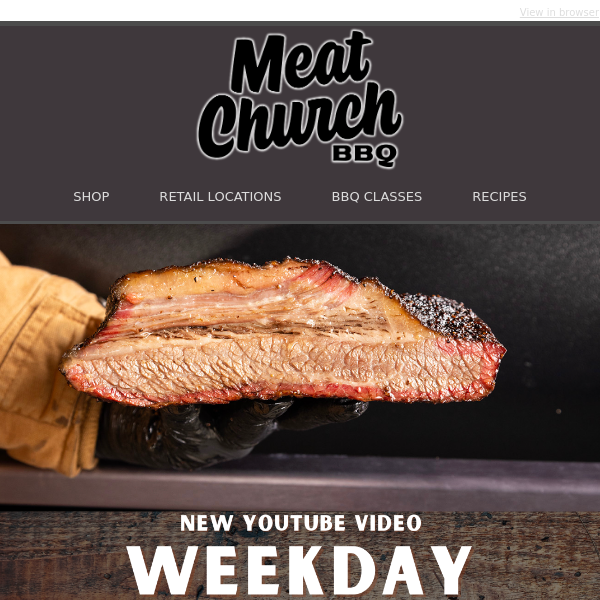 The Meat Church Black Friday sale is on plus our January BBQ Schools just  went live! Click the link in bio to shop discounted bundles, swag…