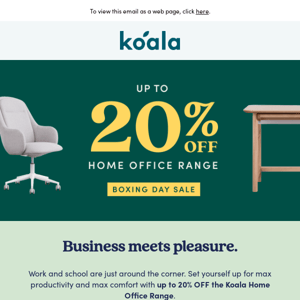 Up to 20% OFF HOME OFFICE RANGE