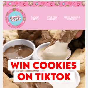 TikTok Competitions never looked so good 🍪