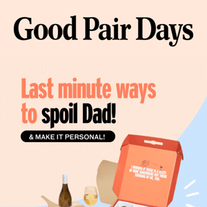 Instant Delivery: Last-Minute Gifts To Spoil Dad Tomorrow!⁠