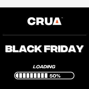 Get ready for Black Friday with Crua! 🖤