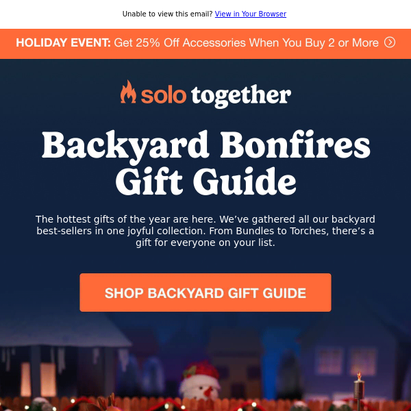 Our Backyard Bonfires Gift Guide