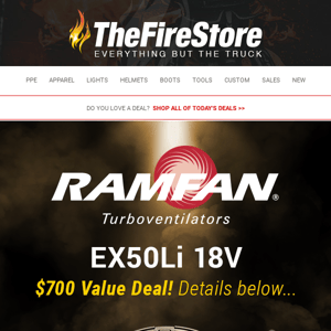 Exclusive RAMFAN Deal - $700 Value!