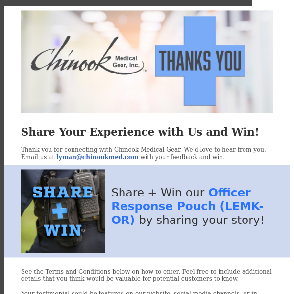 Share your story and win!