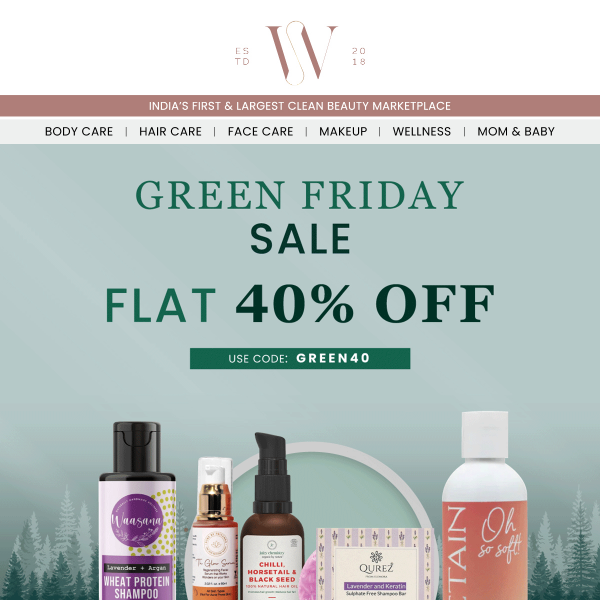 Last Day of Green Friday Sale! ✨