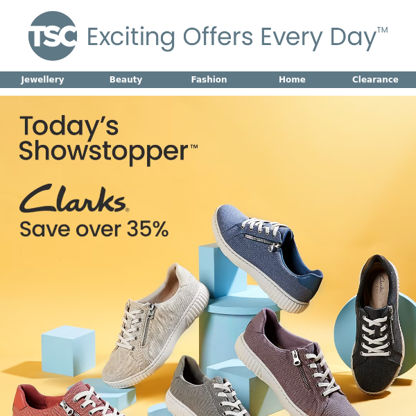 Double Today’s Showstopper™ - Clarks & temp-tations