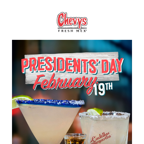 $3 House and $5 Cadillac Margs - TOMORROW ONLY!