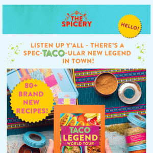 March Spicemail: There's a NEW Legend in town (and it's 40% OFF!!) 🎉