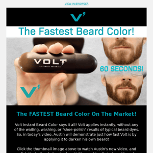 The Fastest Beard Color On The Market