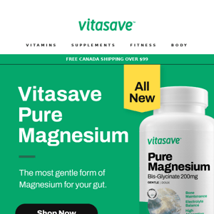 ✨Brand New Product: Vitasave Magnesium Bis-Glycinate