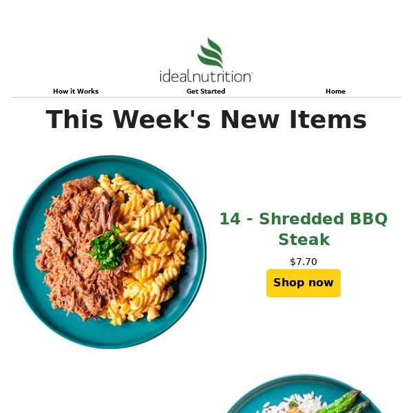 New Week, New Menu: Shredded BBQ 🥩 is Back! + Biryani, Grilled Mahi, & More