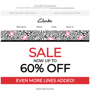 Even more lines added to our sale