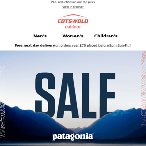 Save big on Patagonia